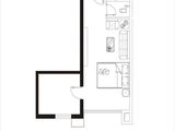 五一钻界_1室1厅1卫 建面54平米