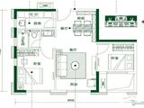 启迪协信中心_2室2厅1卫 建面69平米