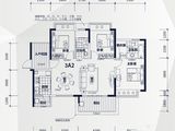 鼎峰公园豪庭_3室2厅2卫 建面117平米