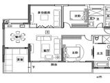 万科双月湾_3室2厅2卫 建面140平米
