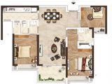 大中华幸福城_3室2厅2卫 建面113平米