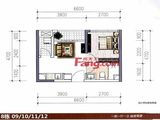 深圳赛格ECO中心_1室1厅1卫 建面49平米