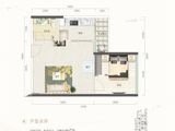 深业泰富广场_1室1厅1卫 建面57平米