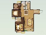 东冠逸品龙湾_3室2厅2卫 建面130平米