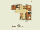 德荣文璟_3室2厅2卫 建面104平米