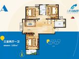 宏泰龙河枫景_3室2厅1卫 建面108平米