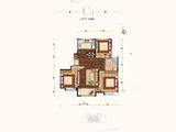 王府花园_2室2厅2卫 建面103平米