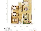 名德幸福里_3室2厅2卫 建面105平米