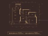 保利中央公馆_4室2厅2卫 建面126平米