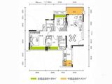 中铭宝翠园_3室2厅2卫 建面94平米