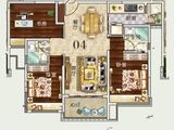 澜溪泮岛_3室2厅2卫 建面102平米