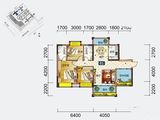 建安御锦珑湾_3室2厅2卫 建面109平米