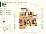南湖湾_3室2厅2卫 建面97平米