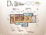圭峰花园_4室2厅2卫 建面120平米