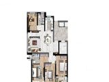 金地江山壹品_4室2厅2卫 建面131平米