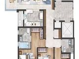 万科翡翠心湖_3室2厅2卫 建面143平米
