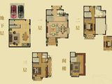 大华紫郡_3室5厅3卫 建面268平米