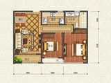 腊山御园_2室2厅1卫 建面90平米