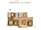 江山一品_4室2厅2卫 建面164平米