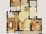 朱泾名园_3室2厅2卫 建面109平米