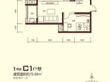 尚城公馆_2室2厅1卫 建面75平米