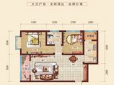 黎明风和庭院_2室2厅1卫 建面73平米