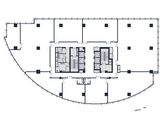西城国际_写字楼标准层平面图 建面1498平米