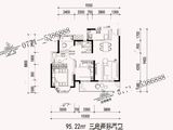 光明城市_3室2厅2卫 建面95平米