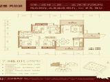 河源市商业中心坚基美丽城_3室21厅2卫 建面108平米