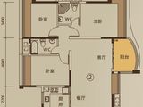 碧桂园豪布斯卡_3室2厅2卫 建面109平米