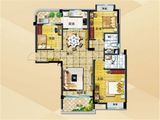 碧桂园城市花园_3室2厅2卫 建面121平米