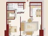 东方之门_1室2厅1卫 建面121平米