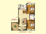 鸿景中央府_3室2厅1卫 建面95平米