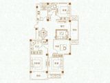 开元蓝庭_4室2厅2卫 建面126平米