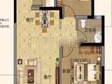 中建锦绣城_2室2厅1卫 建面85平米