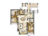 朗诗新西郊_3室2厅3卫 建面180平米