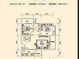 大足龙湾景城_2室2厅1卫 建面82平米