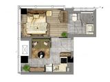 汉中公馆_1室1厅1卫 建面42平米