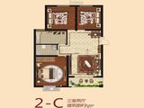 鑫蓉天悦_3室2厅1卫 建面106平米