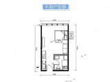 金辉环球中心_1室1厅1卫 建面45平米