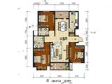 渭水豪庭_3室2厅2卫 建面123平米