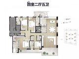 雁栖玫瑰园_4室2厅5卫 建面310平米