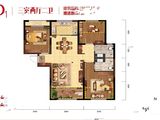 融创天朗珑府_3室2厅2卫 建面108平米