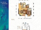 大唐盛世_3室2厅2卫 建面99平米