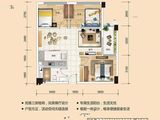 富盈今朝_3室2厅1卫 建面90平米