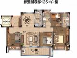 碧桂园观邸_4室2厅2卫 建面125平米