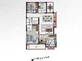 苏嘉久境园_4室2厅2卫 建面127平米