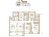邹区嘉宏MOOCSTAR星光城_4室2厅2卫 建面138平米