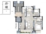四季春晓_3室2厅2卫 建面98平米