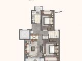 融创荣润玖樟台_2室2厅1卫 建面75平米